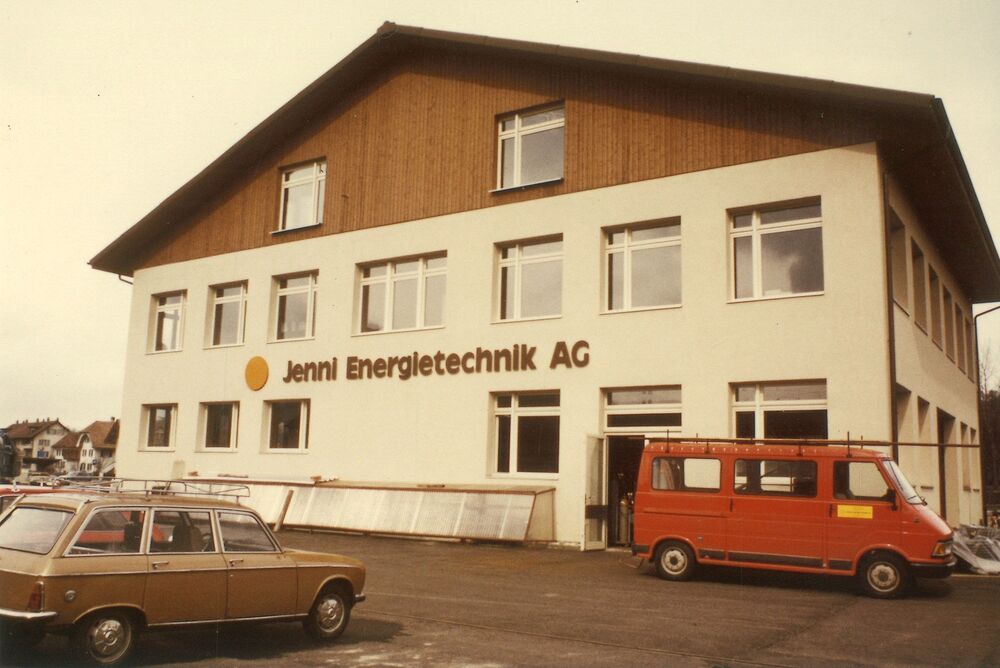 Erste eigene Werkstatt in Oberburg BE.